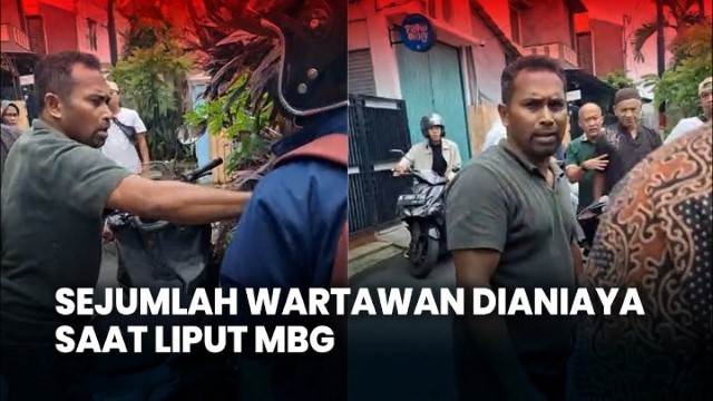 Astaga! 2 Wartawan Dicekik Saat Liput Dapur MBG di Jakarta Timur