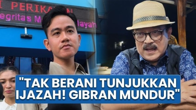 Satu-Satunya Cara, Mundur!, Drama Ijazah Gibran Makin Rumit, Penggugat Tolak Berdamai