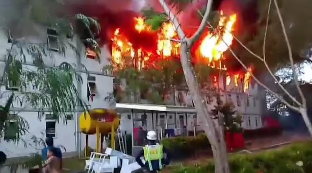 Hunian Pekerja di IKN Ludes Terbakar, Masyarakat Tak Boleh Nge-Live TikTok