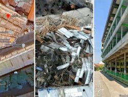Penampakan Ponpes Al Khoziny Sebelum dan Sesudah Ambruk: Tiang Penyangga Disorot