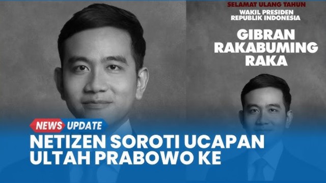 Prabowo Ucapkan Selamat Ulang Tahun ke Gibran, Netizen Salfok: Kayak Ucapan Belasungkawa, Doain Cepet Mati?
