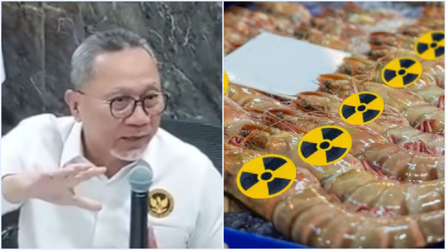 Ditolak AS, Zulhas Sebut Udang Kena Radioaktif Aman Dikonsumsi, Netizen: Suruh Anak Bininya Makan!