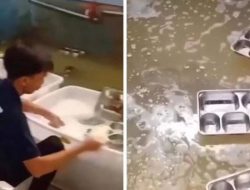 Viral Video Cuci Nampan Pakai Air Kotor, SPPG di Bandung Barat Ditutup Sementara