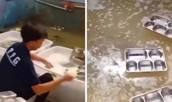 Viral Video Cuci Nampan Pakai Air Kotor, SPPG di Bandung Barat Ditutup Sementara