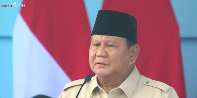 Nama Jokowi Tak Disebut Prabowo Saat Upacara HUT TNI