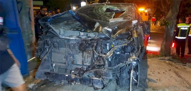 Mobil Biduan Cantika Davinca Seruduk Pemotor, Dua Siswa Siswa SMP Meninggal
