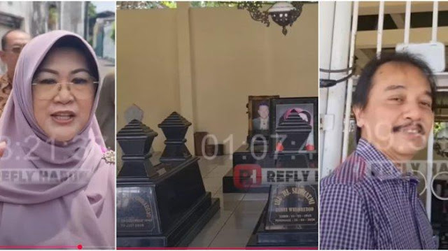 Temuan Misterius Roy Suryo & Dokter Tifa di Makam Keluarga Jokowi