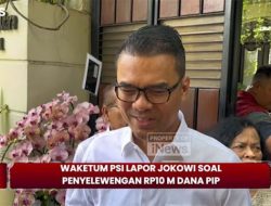Jokowi Dikunjungi Waketum PSI Terkait Dugaan Penyelewengan Dana PIP