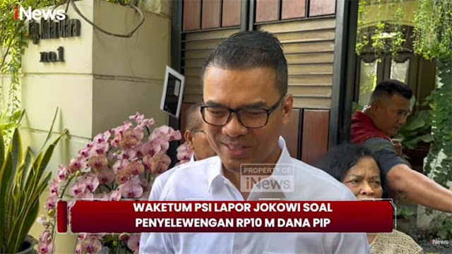 Jokowi Dikunjungi Waketum PSI Terkait Dugaan Penyelewengan Dana PIP