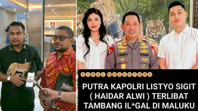 Polisikan Akun Medsos yang Sebut Putra Kapolri Terlibat Tambang Ilegal