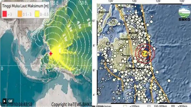 Gempa Magnitudo 7,6 Guncang Melonguane, Sulut