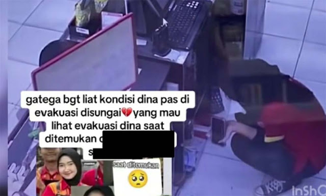 Detik-Detik Terakhir Dina Oktaviani di Alfamart yang Bikin Merinding