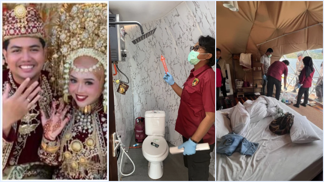 Glamping Berakhir Petaka: Pasangan Pengantin Tewas Keracunan Gas di Kamar Mandi!