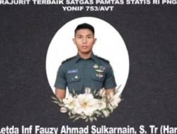 Letda Fauzi, Lulusan Terbaik AKMIL 2023 Asal Pangkep, Gugur Ditembak OPM di Kiwirok