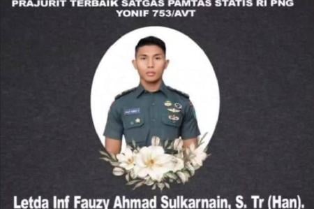 Letda Fauzi, Lulusan Terbaik AKMIL 2023 Asal Pangkep, Gugur Ditembak OPM di Kiwirok
