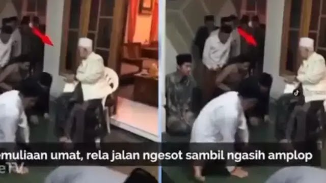 Kiai Terima Amplop & Santri Ngesot Tuai Kecaman, Benarkah Melecehkan Islam?