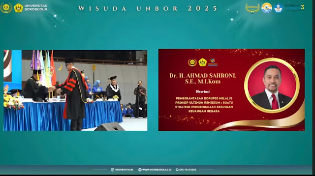 Hilang 1 Bulan, Ahmad Sahroni Kembali dengan Gelar Baru: Doktor Ilmu Hukum!