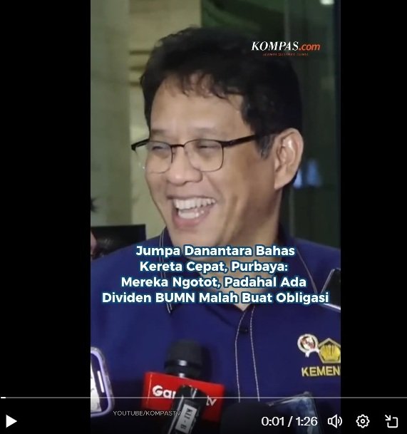 Purbaya Tetap Ogah! Ngotot Utang Kereta Cepat Harus Dibebankan ke APBN