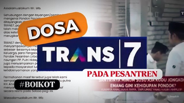 Dugaan Trans7 vs Ponpes Lirboyo: Diisukan Untuk Alihkan Isu dari 4 Kasus Besar Ini!