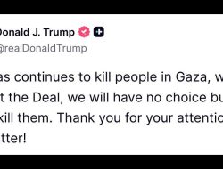 Trump Ancam Bunuh Hamas, Ungkap Rencana Ganas Kolaborator Israel?