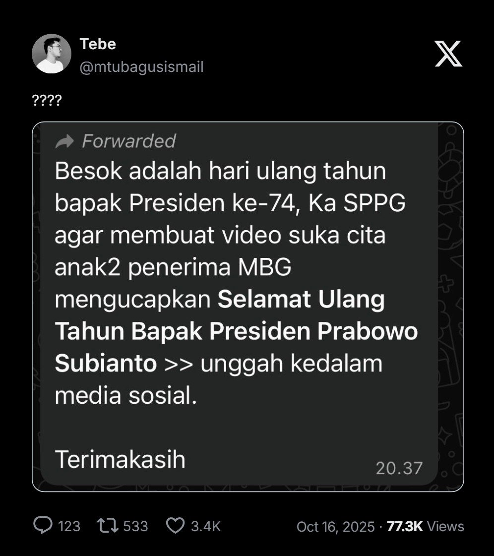 Prabowo 74 Tahun, Bocah Penerima Bansos Ini Ucapkan Terima Kasih Lewat Video yang Bikin Haru