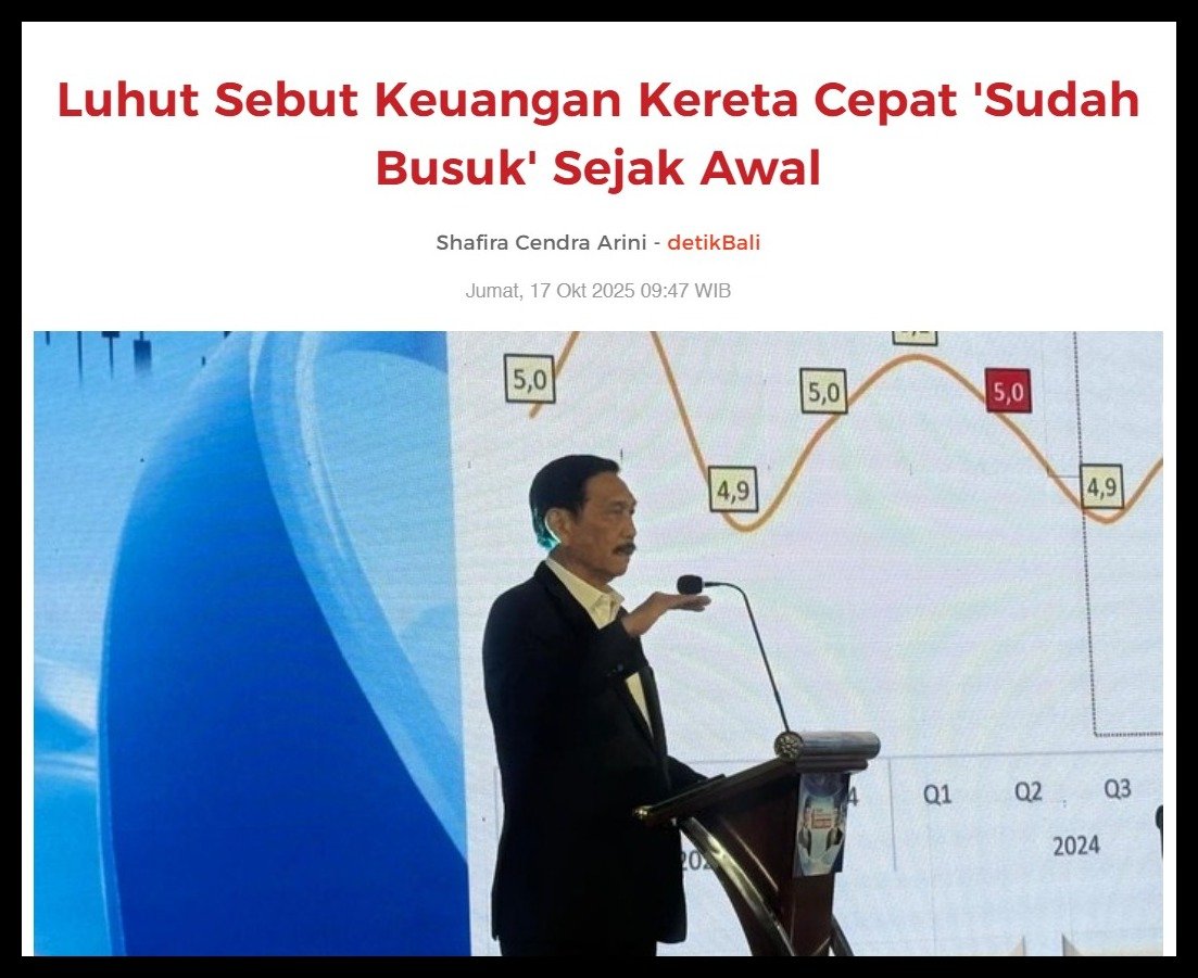 Barangnya Sudah Busuk dari Awal, Kenapa Tetap Diteruskan?