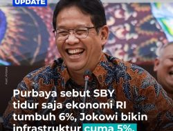 SBY Tidur pun Ekonomi Tumbuh 6%, Tapi Jokowi Cuma 5%: Benarkah?