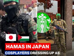 Viral di Jepang: Pemuda Cosplay Pejuang Hamas Bikin Netizen Heboh!