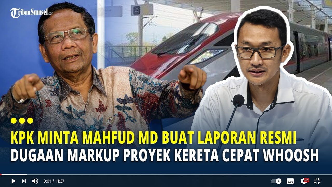 Mahfud MD Bongkar Skenario KPK soal Korupsi Kereta Cepat: Ini Bukan Laporan Biasa, Tapi Penyidikan!