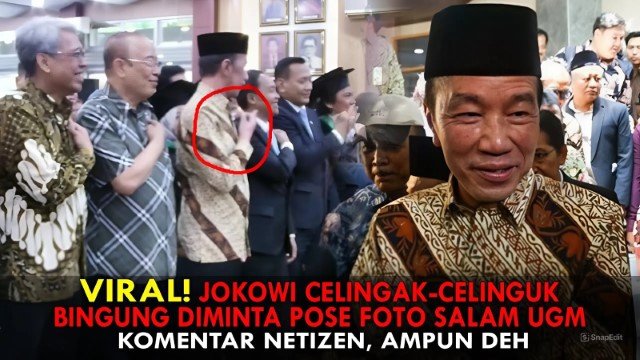 Jokowi Gagal Salam Khas UGM, Ternyata Ini Fakta di Balik Alumni Palsu