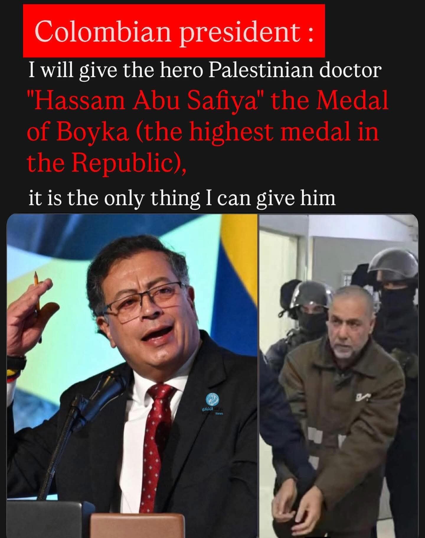 Dokter Gaza Disiksa Israel, Presiden Kolombia Beri Penghargaan Tertinggi: Apa Alasannya?