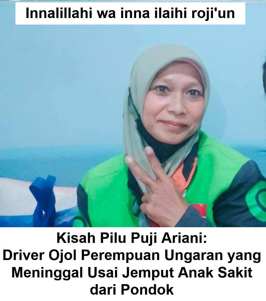 Puji Ariani Tewas Kecelakaan Usai Jemput Anak Sakit: Kisah Pilu Driver Ojol Perempuan