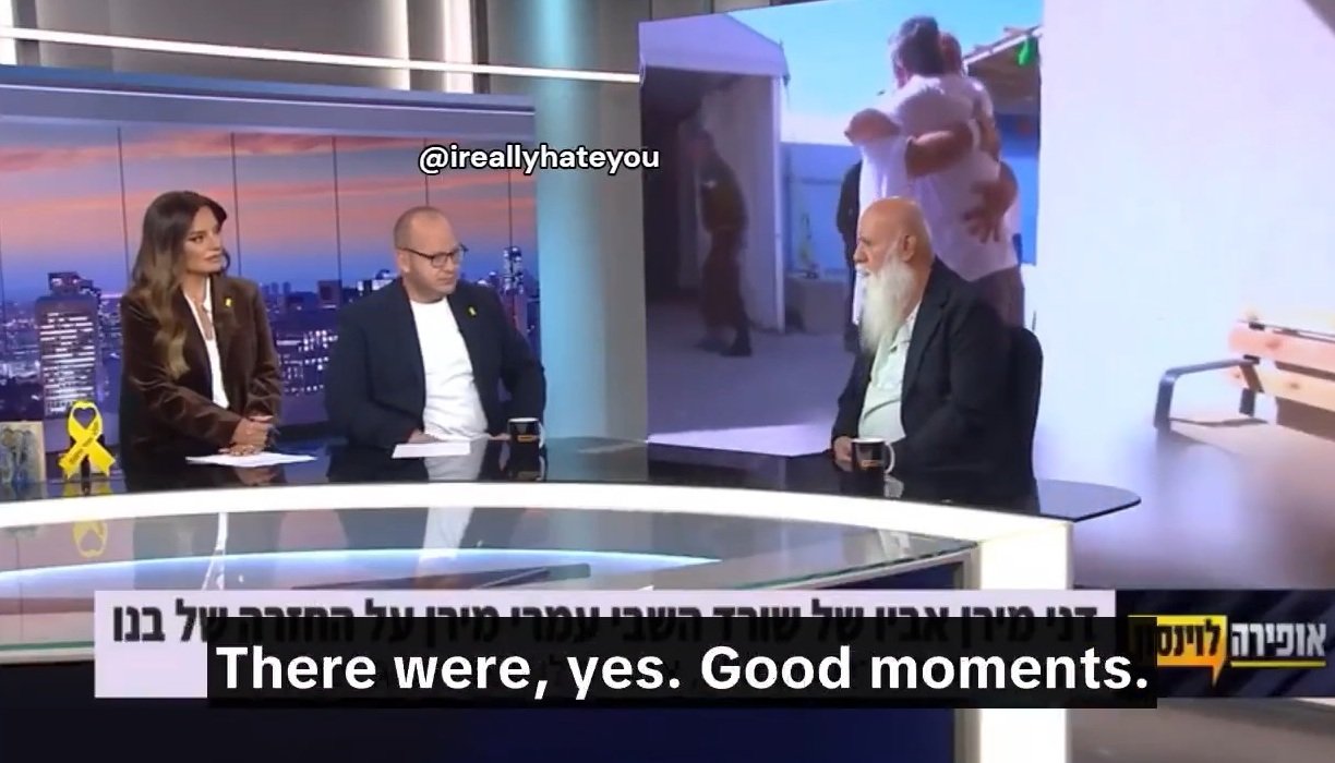 Tawanan Israel Dibebaskan, Kisah Pilu Ayah: Anak Saya Hanya Ingat Hal Baik di Gaza