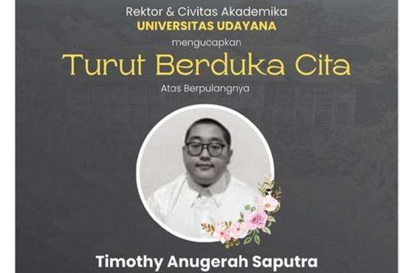 11 Mahasiswa Unud Perundung Timothy: Nasib Mereka Kini?