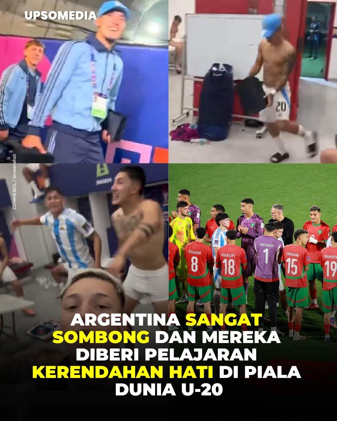 Kesombongan Argentina Dihajar Maroko di Piala Dunia U-20, Bukti Ajaib Ini Bikin Kaget!