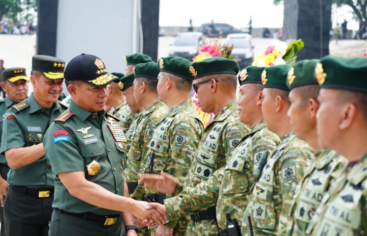 Intip Persiapan Pasukan Yontaipur Kostrad Cikarang yang Baru Ditinjau Panglima TNI