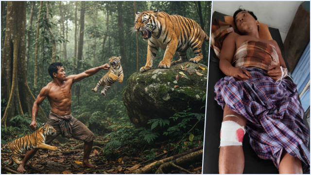 Bertarung Mati-Mati dengan 3 Harimau, Kisah Pencari Damar Ini Bikin Merinding!