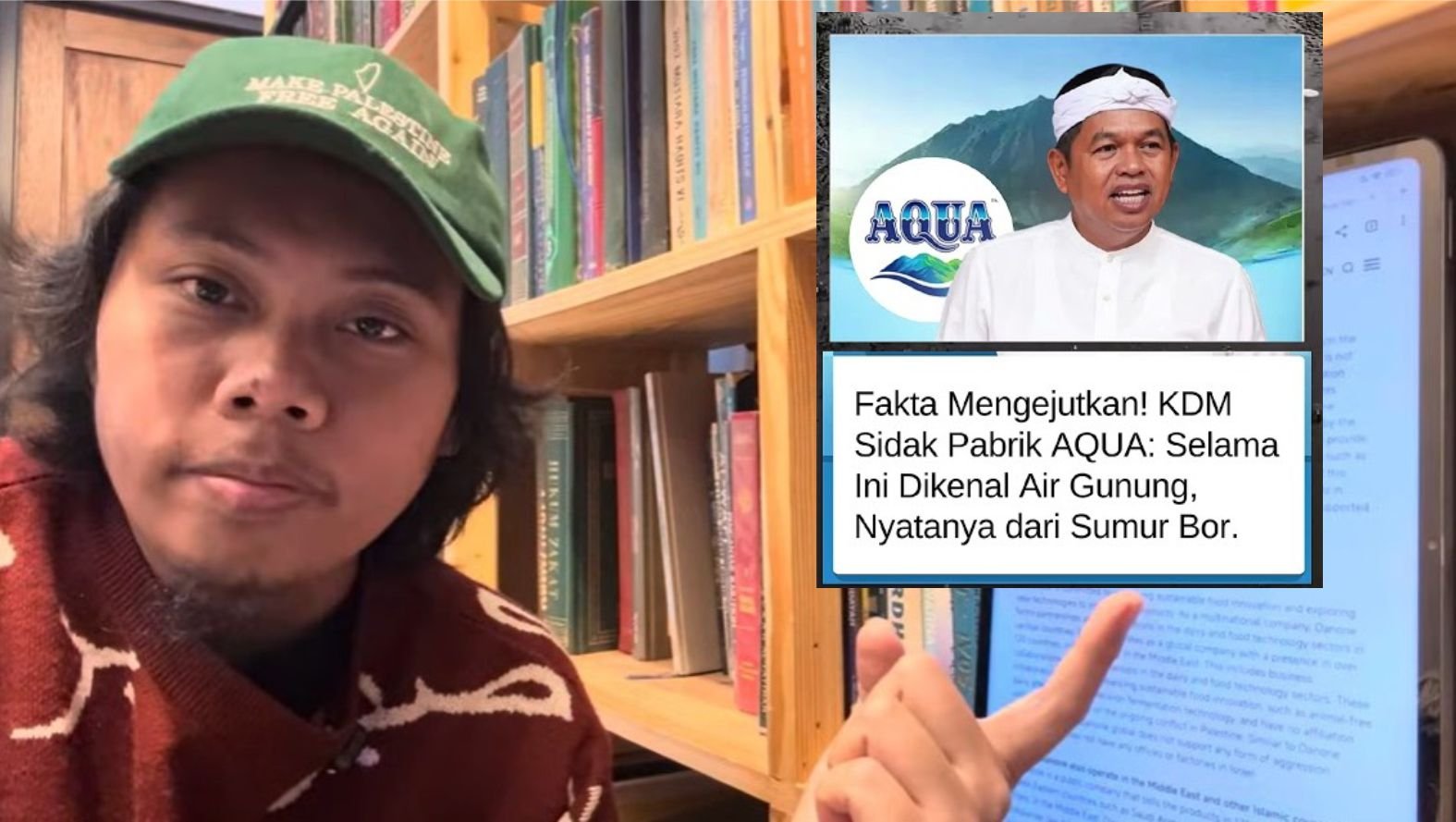 Aqua-Danone Disidak KDM, Benarkah Ada Kaitan dengan Israel? Ini Faktanya!