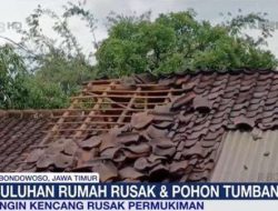 Puluhan Rumah Rusak Diterjang Badai, Ini Kronologi Lengkapnya di Bondowoso!