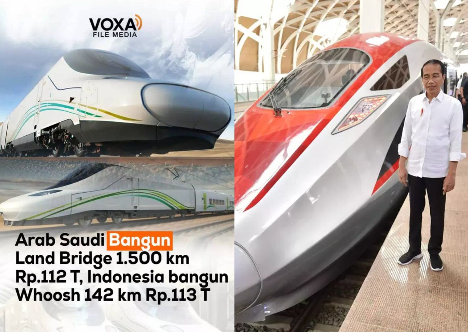 Saudi Mau Bangun Kereta Cepat, Bandingin Harganya Sama WHOOSH, Hasilnya Bikin Melongo!