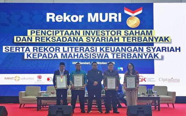 BEI, MNC Sekuritas, dan IAIN Kendari Pecahkan 2 Rekor MURI Sekaligus, Apa Rahasianya?