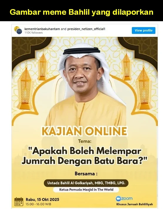 Golkar Siap Beri Sanksi untuk Kader yang Laporkan Pembuat Meme Bahlil, Kok Bisa?