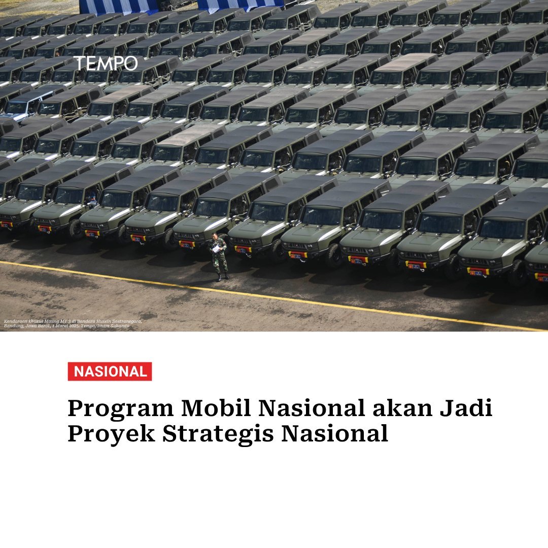 Mobil Nasional Resmi Jadi Proyek Strategis: Apa Dampaknya Bagi Rakyat?