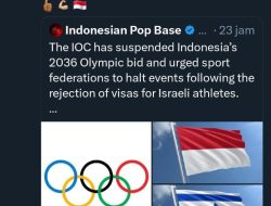 Indonesia Kena Sanksi IOC, Ternyata Ini Dampak Besar yang Dirakyatkan!