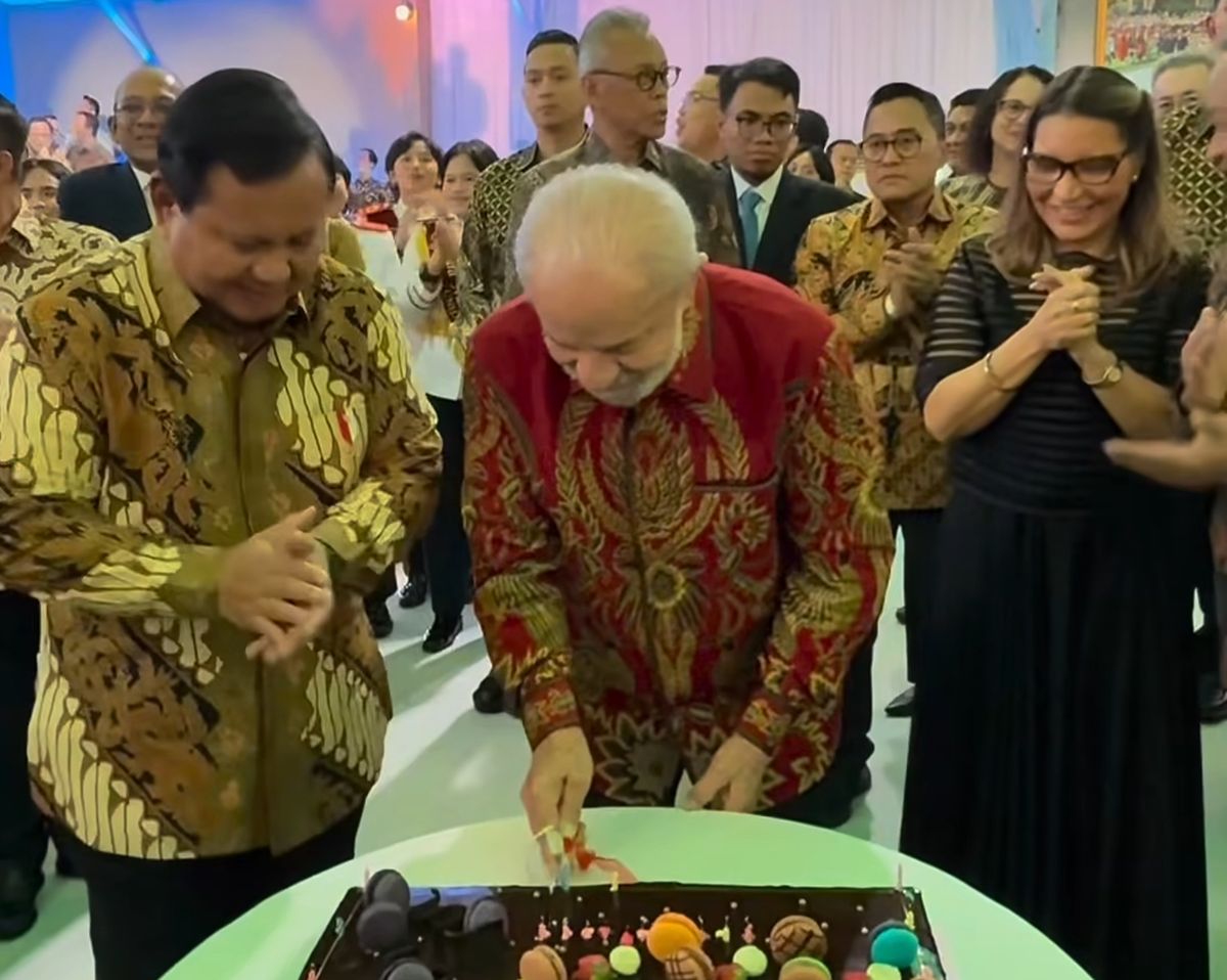 Prabowo & Lula Rayakan Ulang Tahun Bareng: Potong Kue hingga Ungkap Angka Hoki yang Sama!