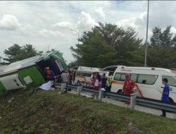 Tragedi KM 312B: Tikungan Maut Tewaskan 4 Penumpang Bus Wisata Semarang