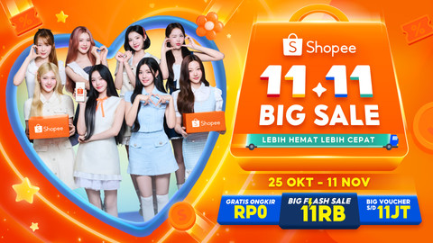 Hearts2Hearts Bikin Heboh! Rilis Mini Album Focus & Kolaborasi Ceria Bareng Shopee 11.11