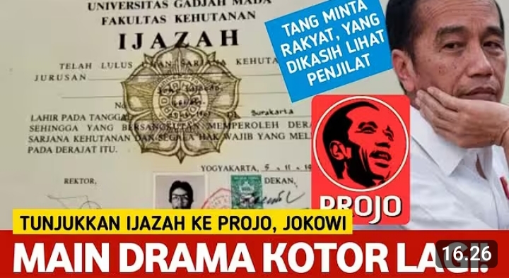 Misteri Ijazah Jokowi Akhirnya Terungkap: Ini Bukti yang Bikin Publik Geram!