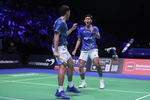 Kemenangan Dramatis Fajar Alfian/Shohibul Fikri Atas Malaysia, Lolos ke Final French Open 2024!
