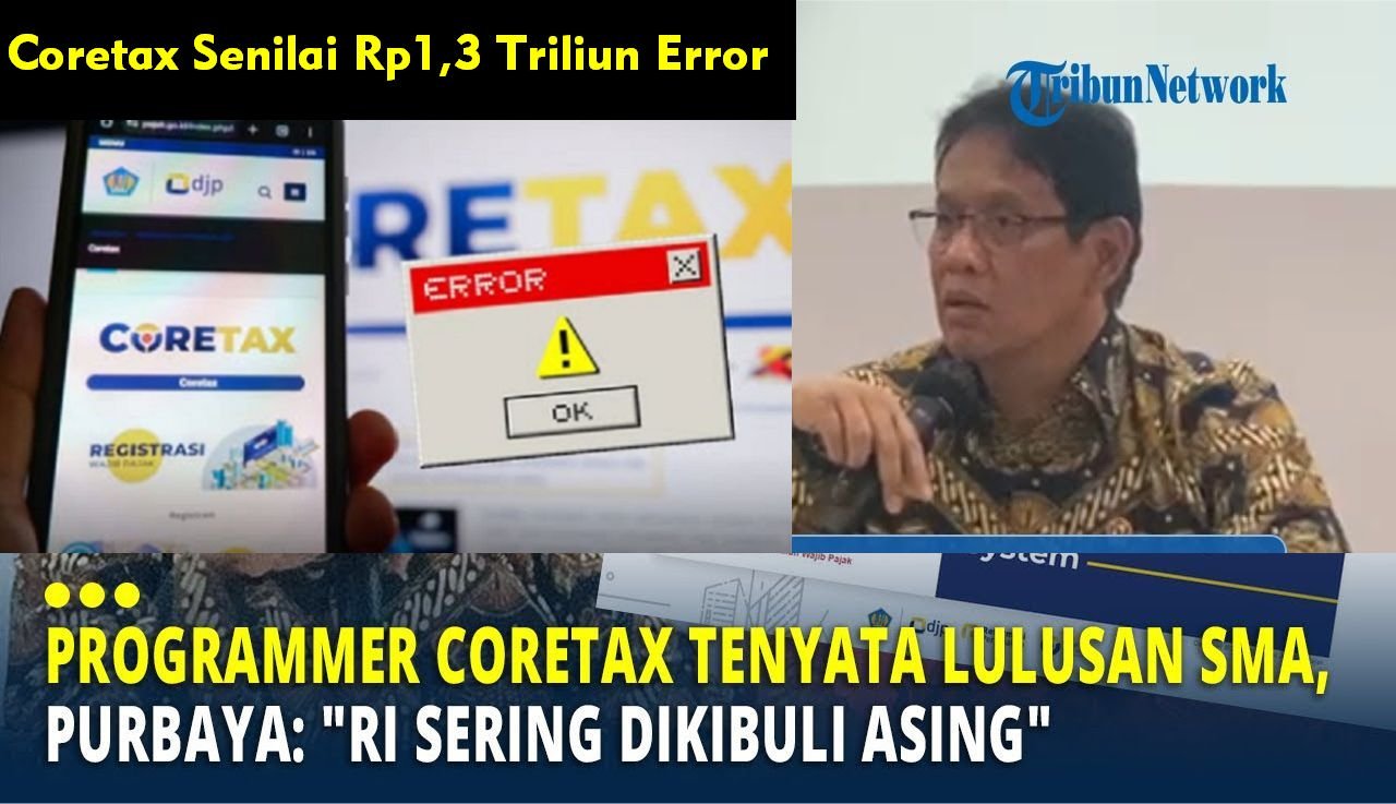 Rp1,3 Triliun Hangus! Bocornya Aib Coretax: Sistem Pajak Digital yang Dikerjakan Programmer SMA